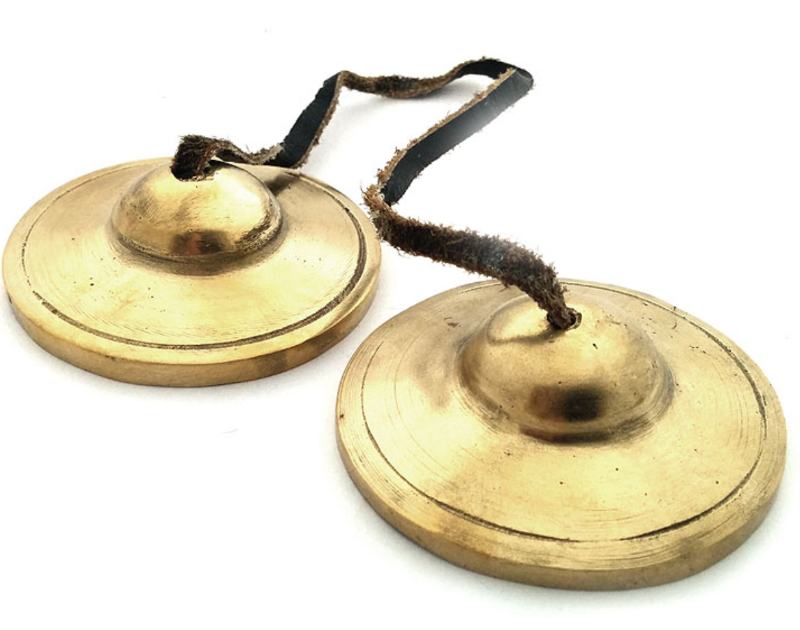 Tingshas in Crawley Temple